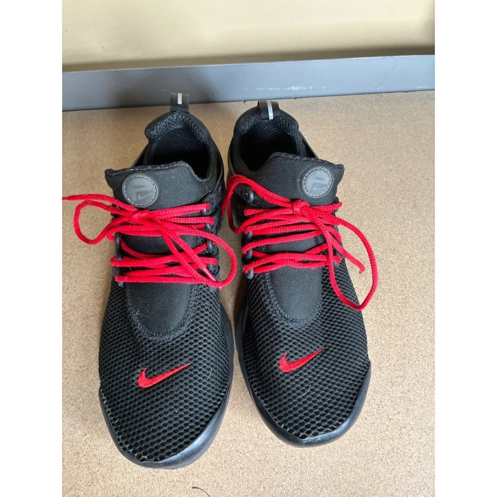Nike Air Presto Mens Running Shoes Black Red 846438-998 Size 8